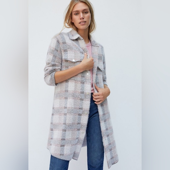 Pilcro Sweaters - Pilcro ELiza Eyelash Sweater Jacket Size XL